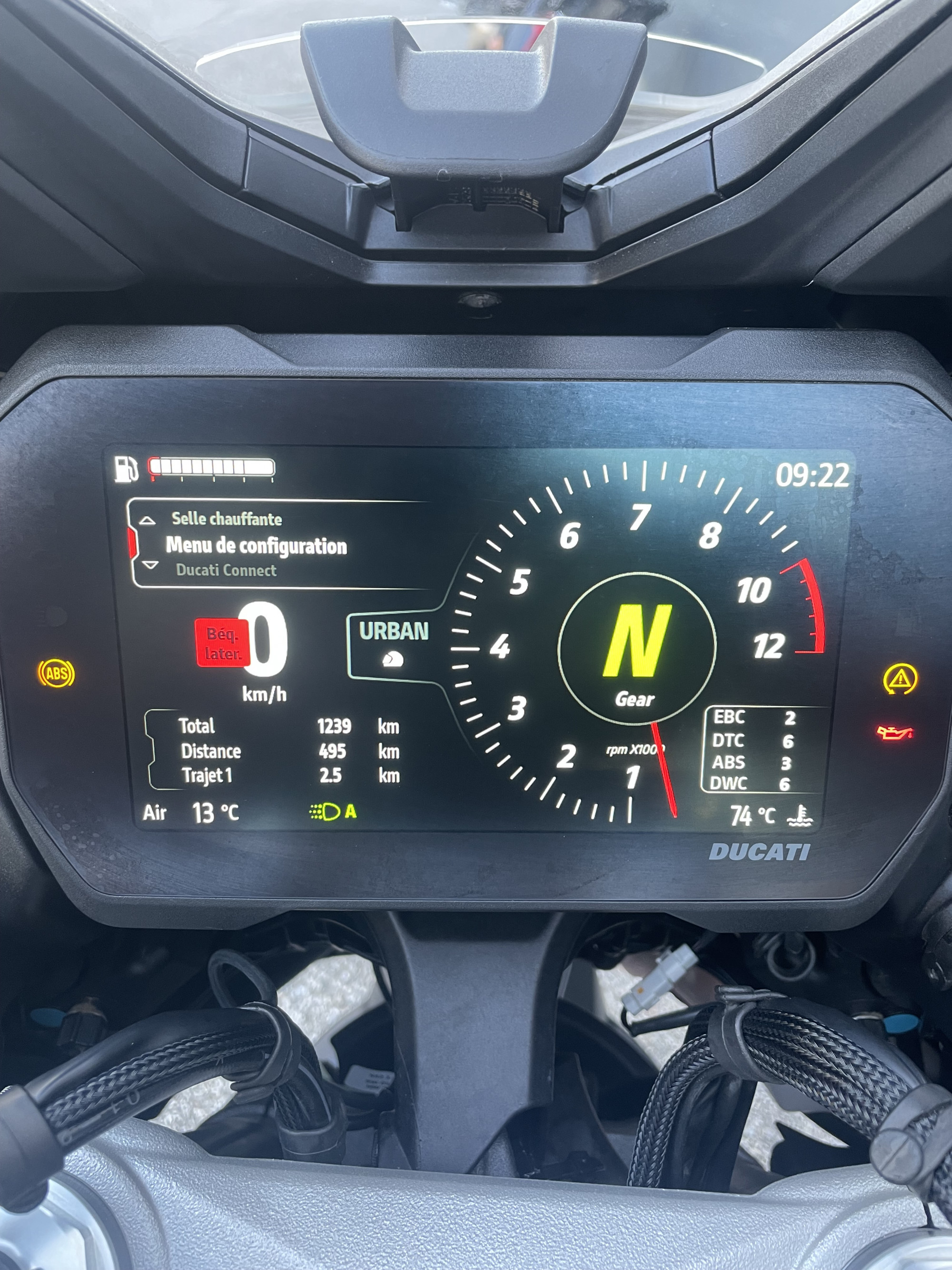 DUCATI MULTISTRADA RALLY TRAVEL RADAR