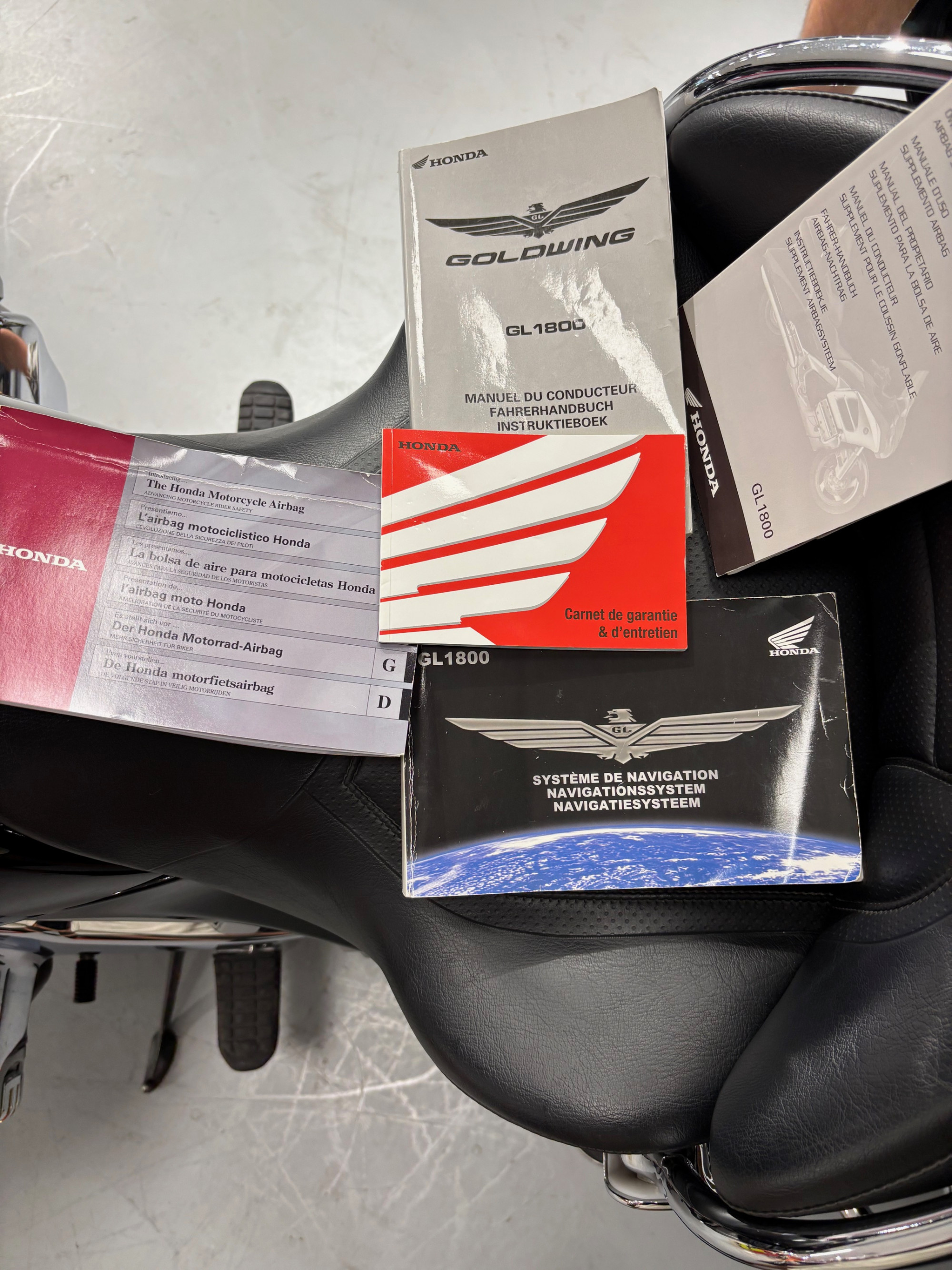 HONDA GL 1800 GOLDWING AIR BAG GPS